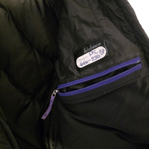 Rare Lululemon Black Puffer Jacket Winter Not So Stuffy Puffy Goose Down 4 - Picture 7 of 11